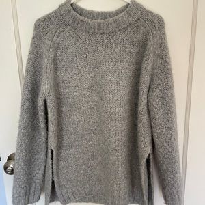 Soft grey sweater from Steven Alan